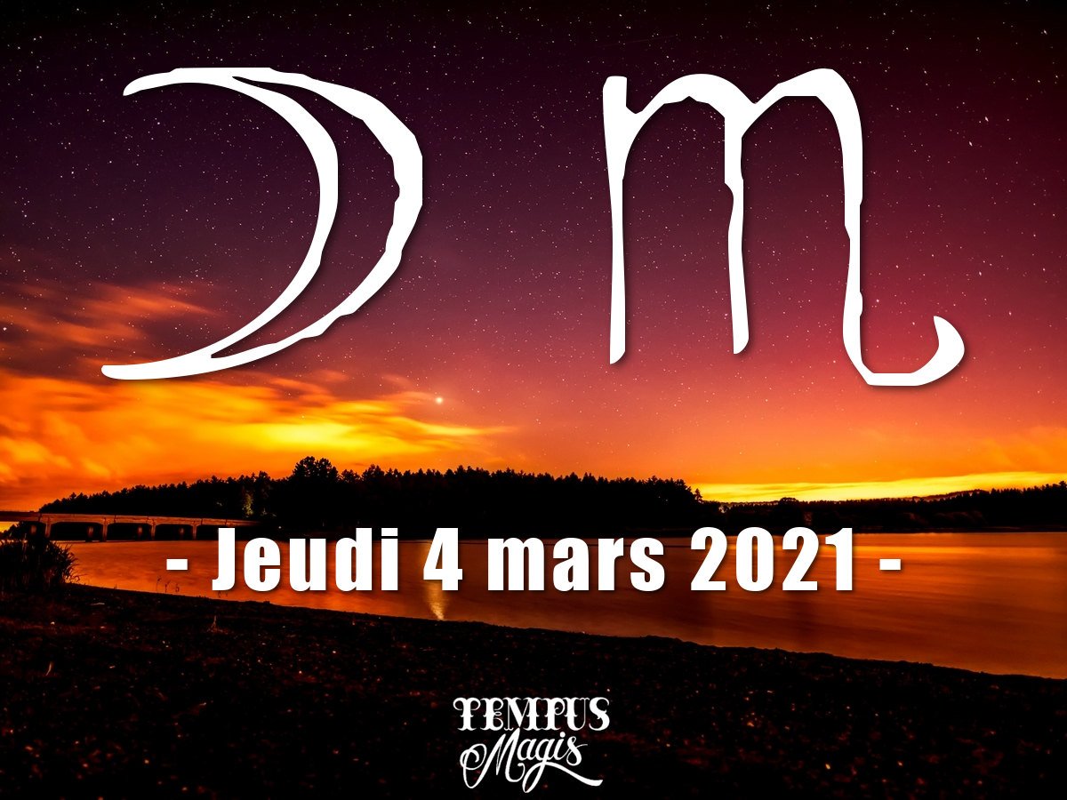 Lune en Scorpion mars 2021