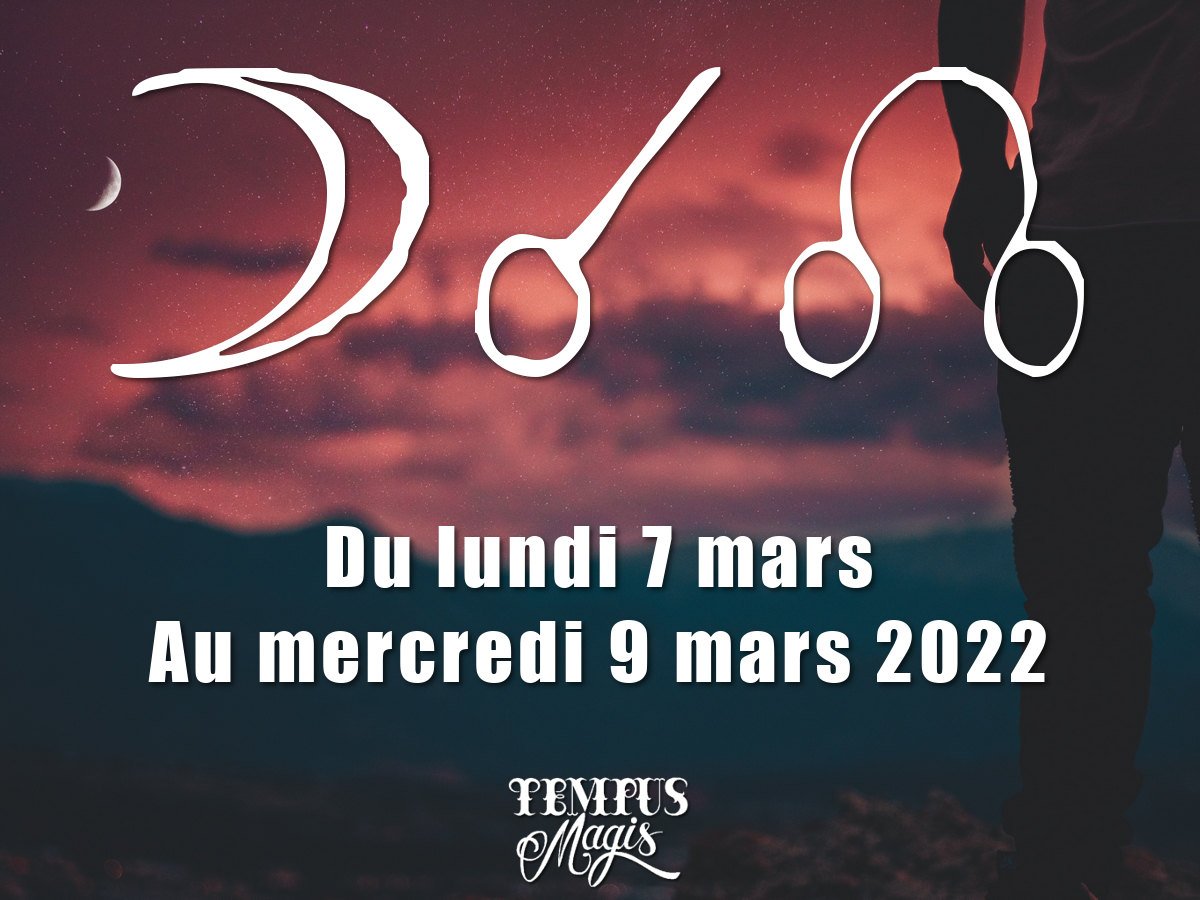 Conjonction Lune / Noeud lunaire Nord mars 2022