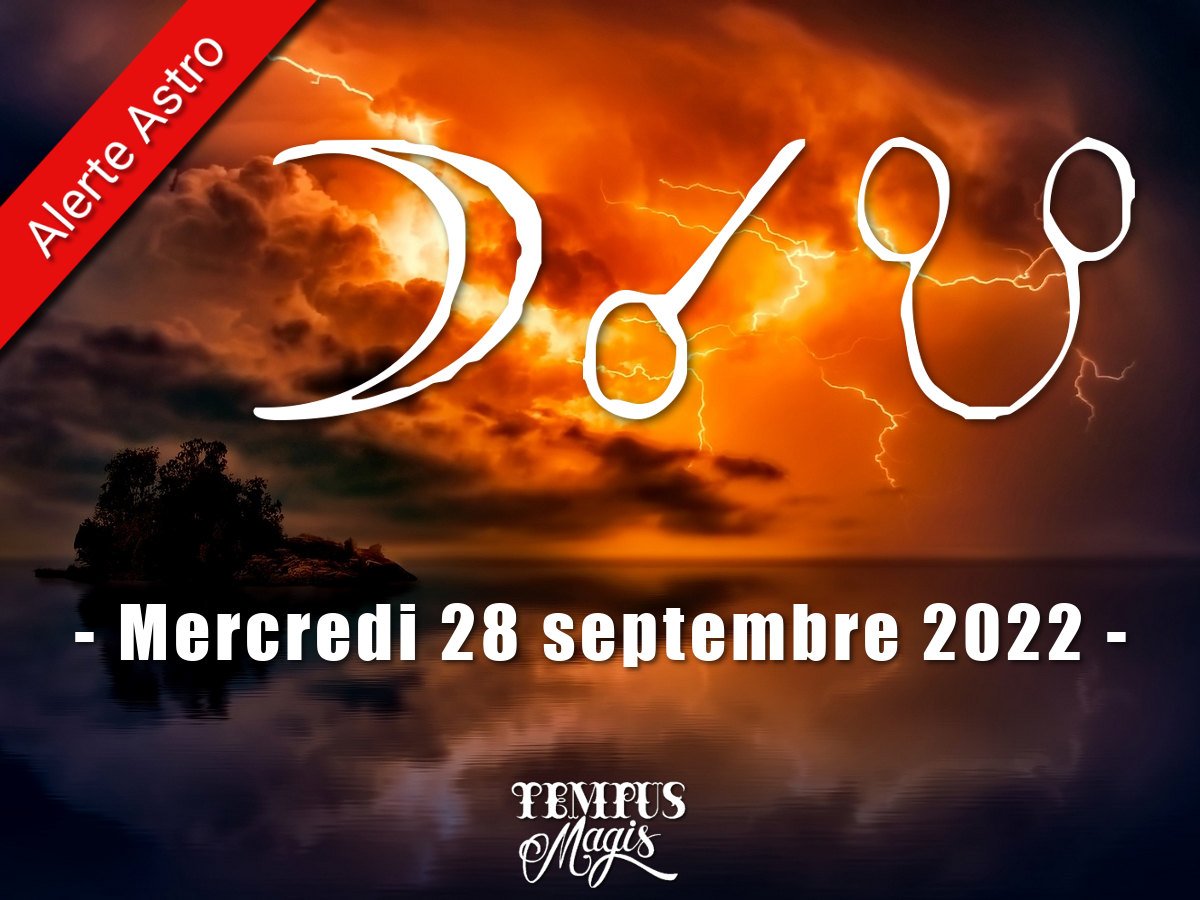 Conjonction Lune / Noeud lunaire Sud septembre 2022