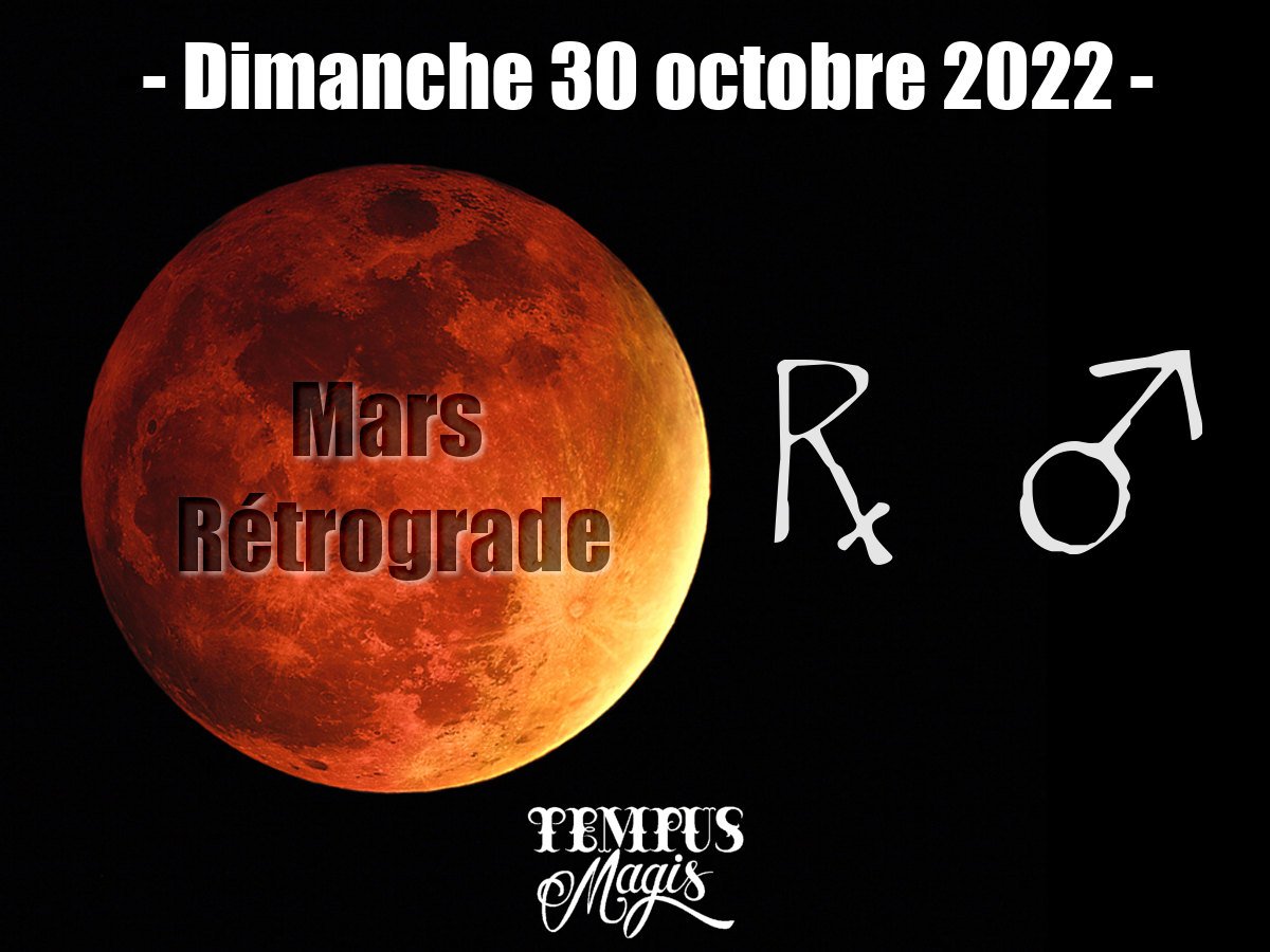 Mars rétrograde 2022