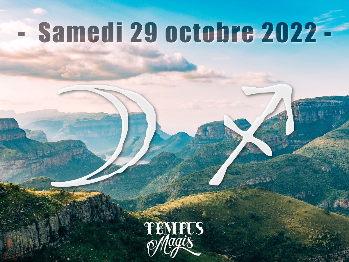 Lune en Sagittaire octobre 2022