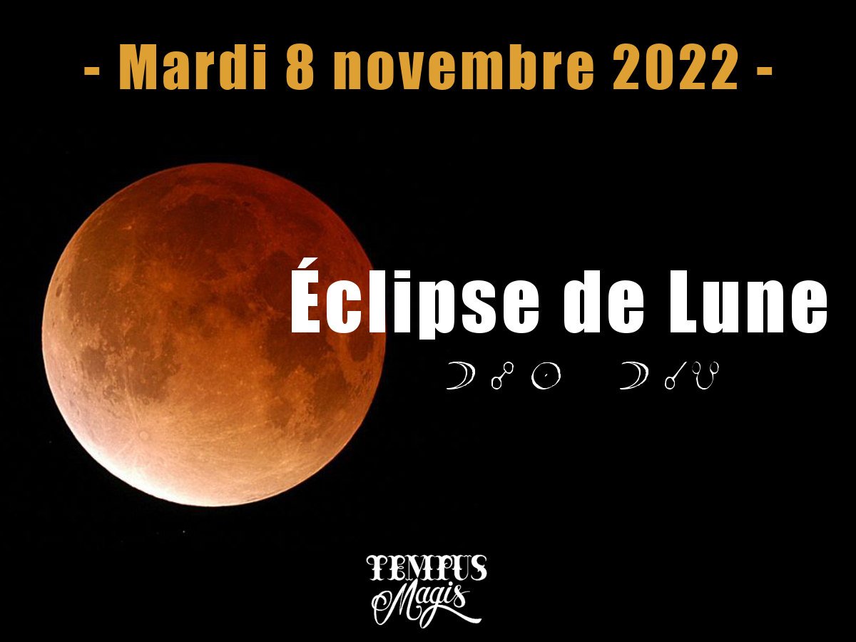 Pleine Lune et éclipse de Lune novembre 2022