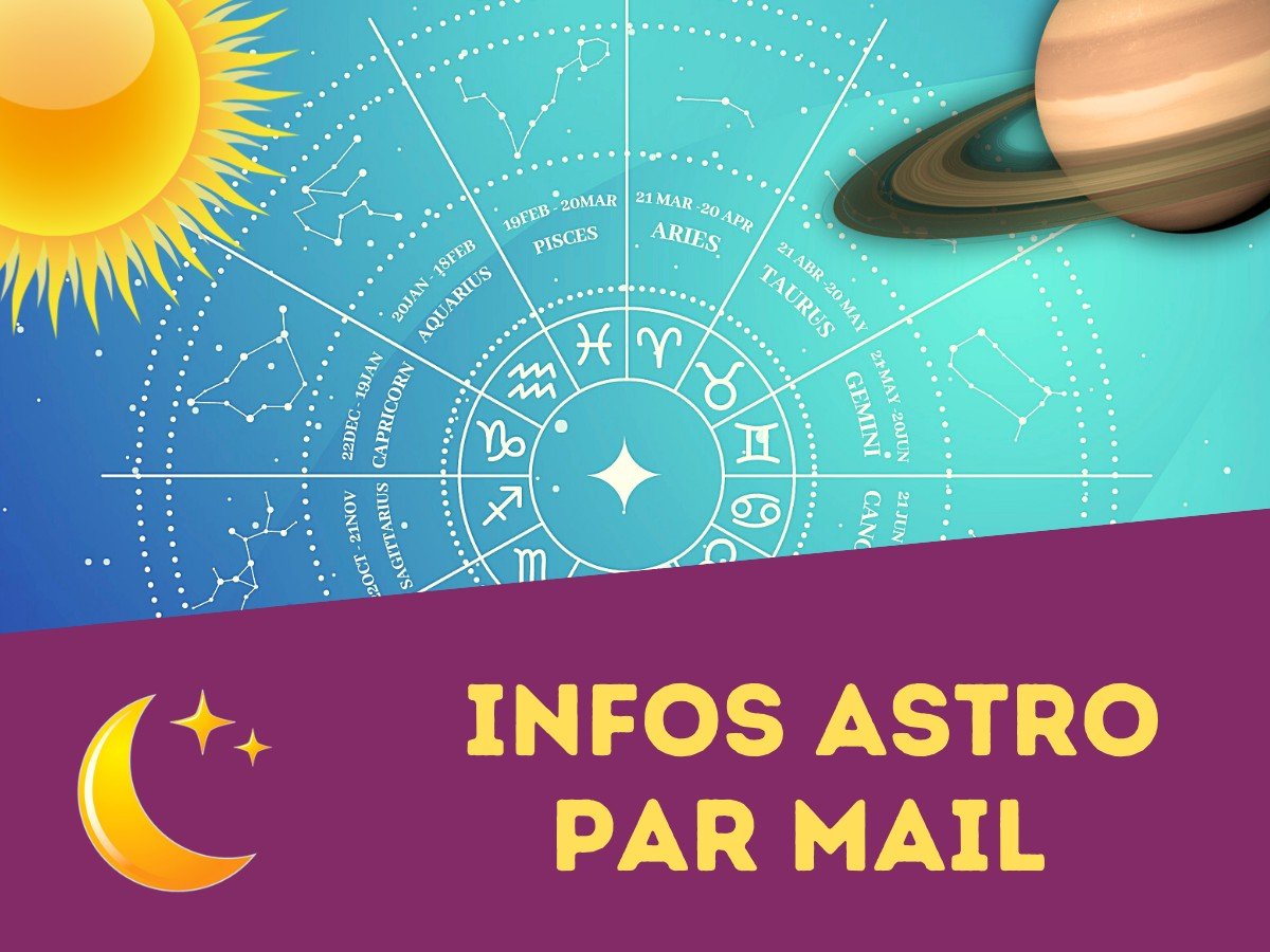 Inscription aux mails d'informations astrologiques