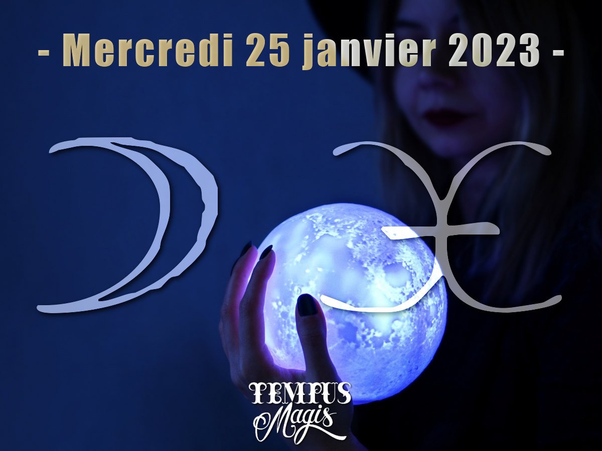 Lune en Poissons janvier 2023