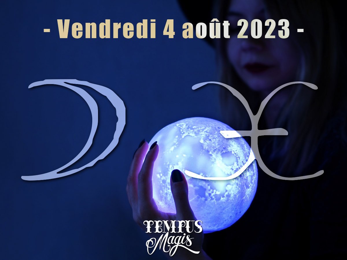 Astrologie sidérale : Lune en Poissons aout 2023