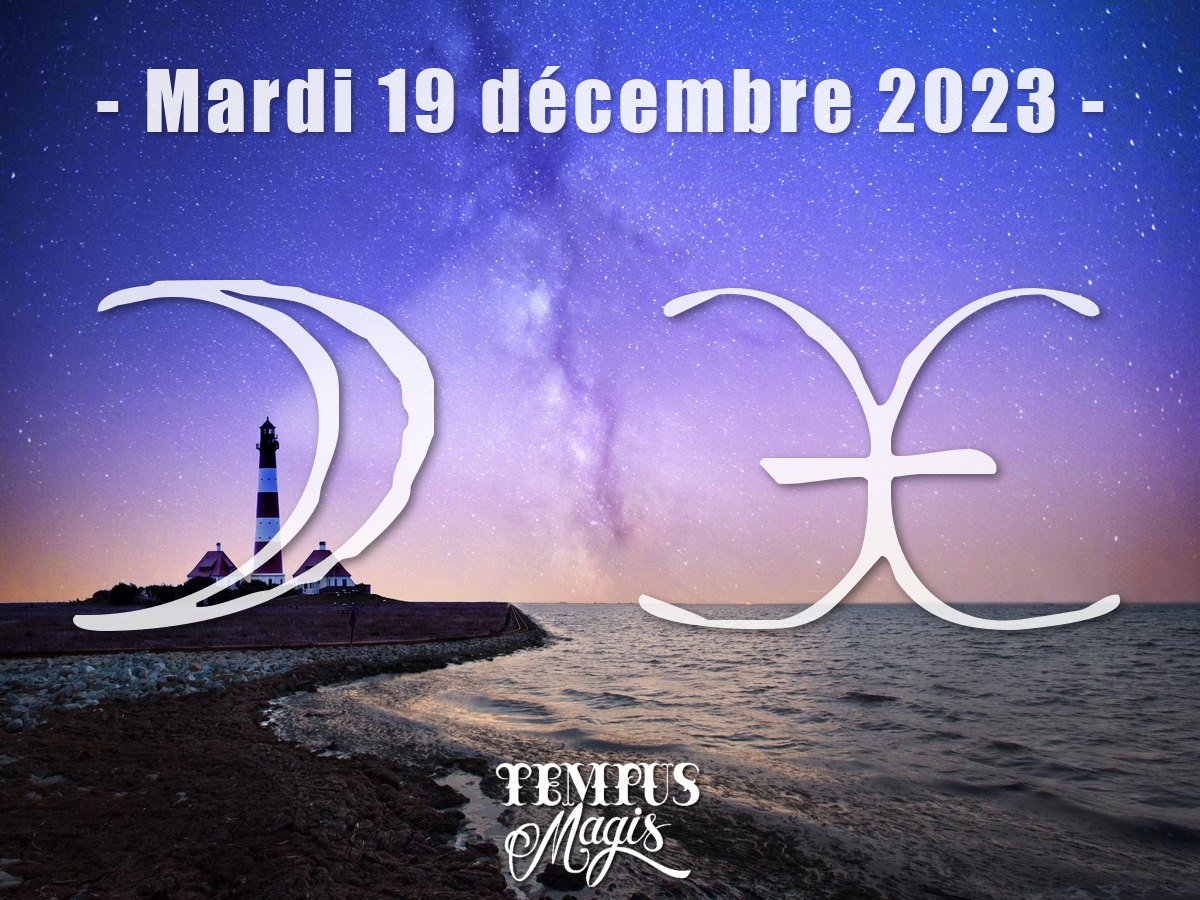 Astrologie sidérale : Lune en Poissons décembre 2023