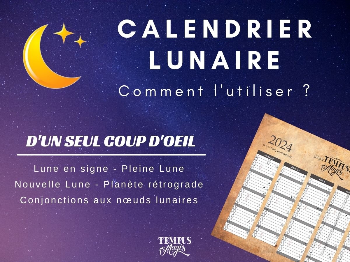 Calendrier astrologique Tempus Magis 2024