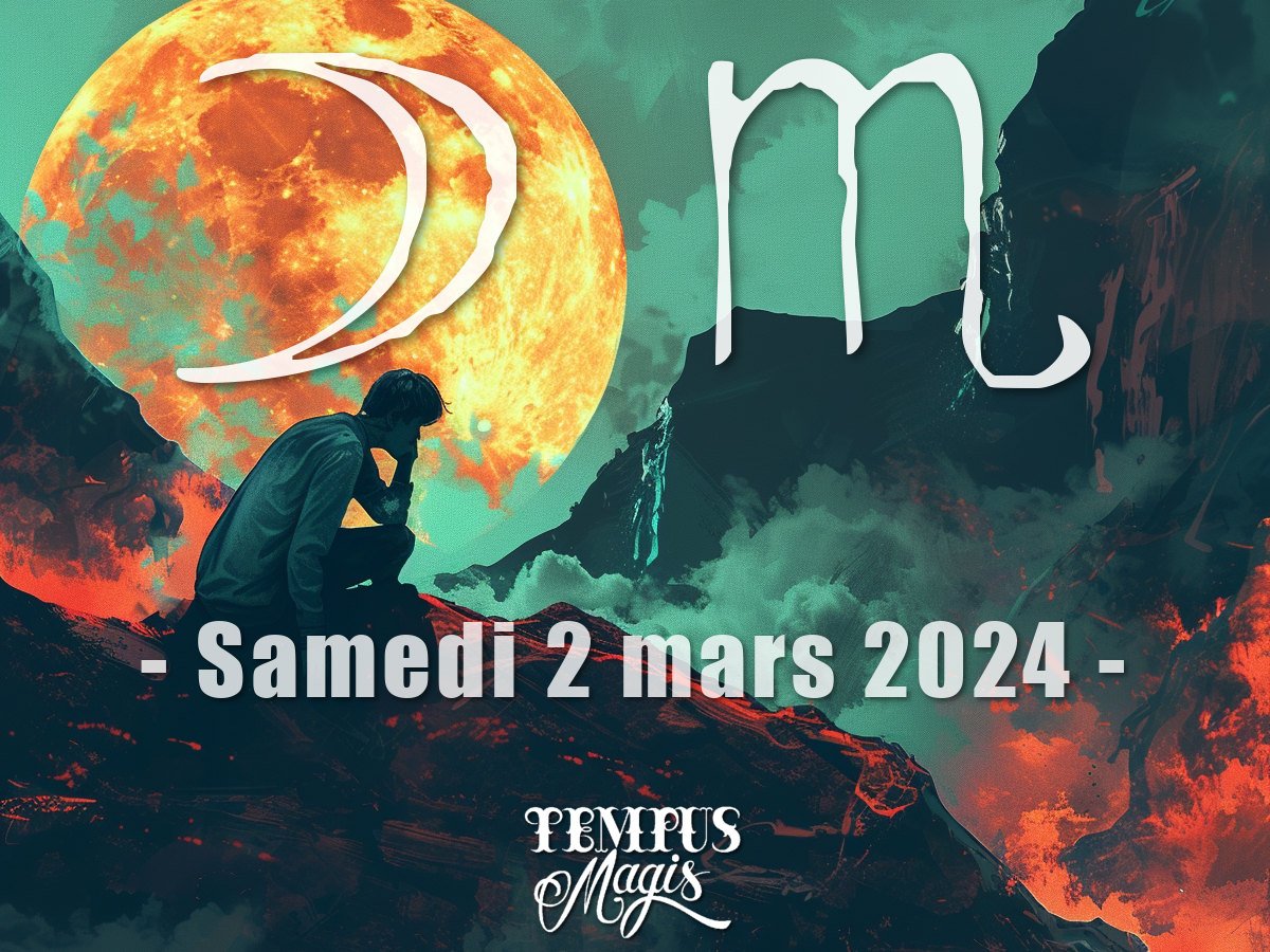 Astrologie sidérale : Lune en Scorpion mars 2024