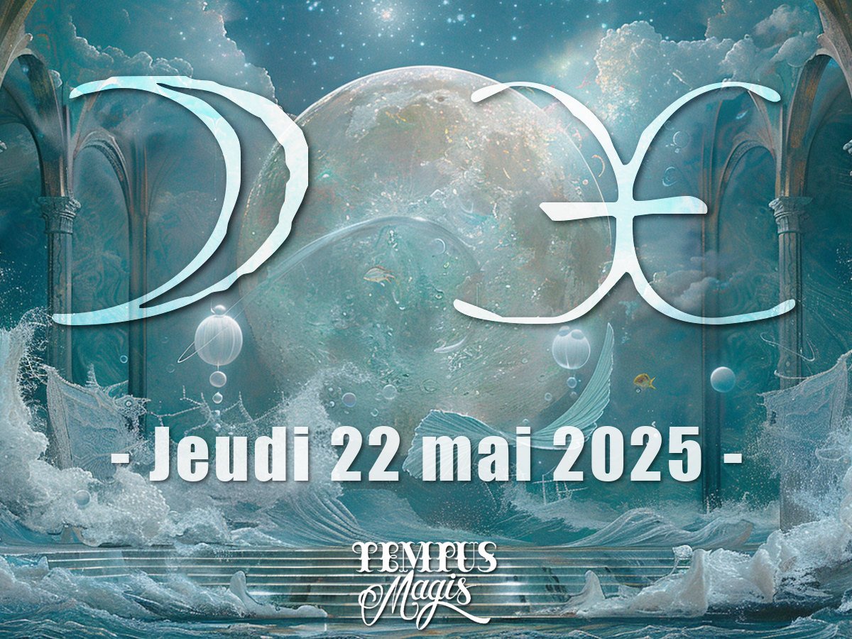 Astrologie sidérale : Lune en Poissons mai 2025