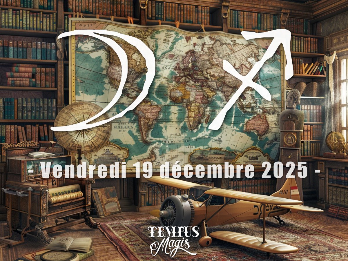 Astrologie sidérale - Lune en Sagittaire (19/12/2025)