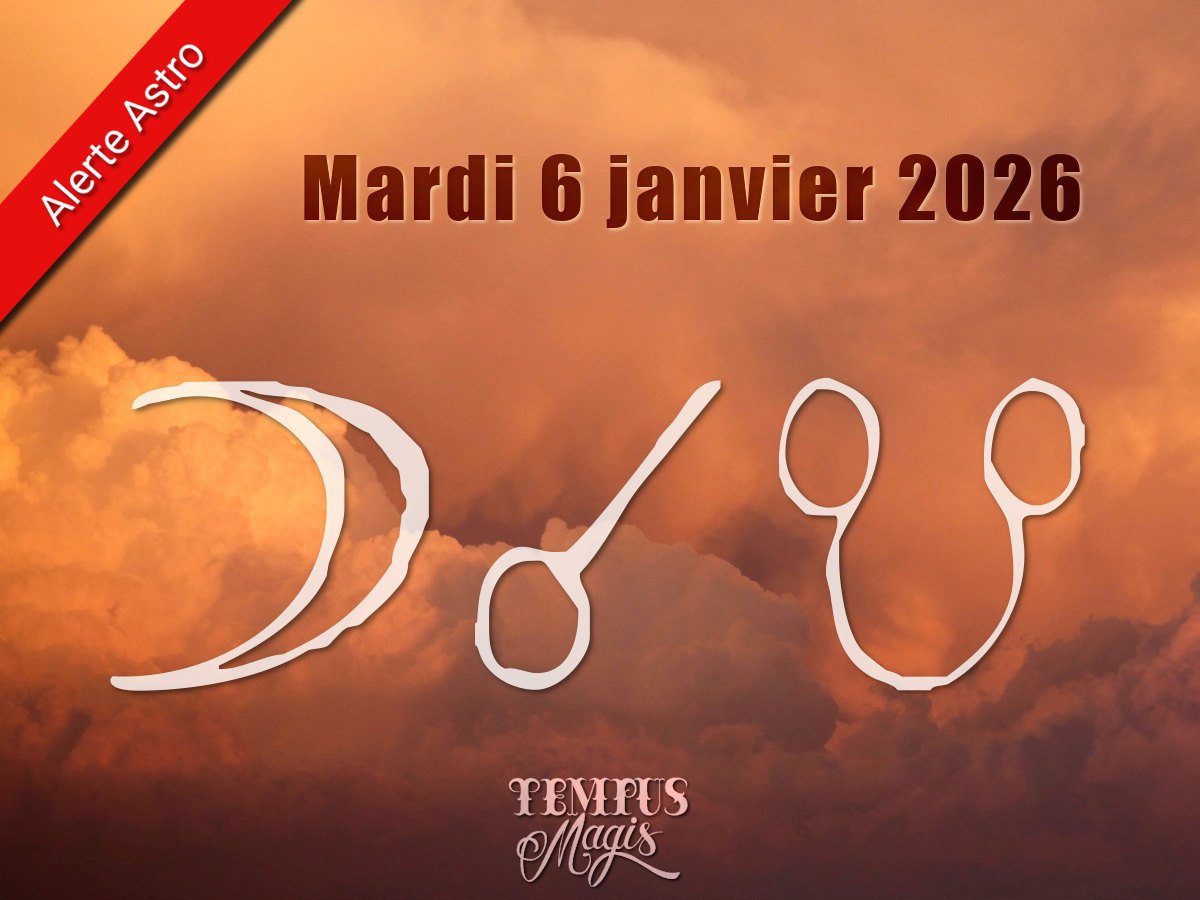 Conjonction Lune / Noeud lunaire Sud (6/01/2026)