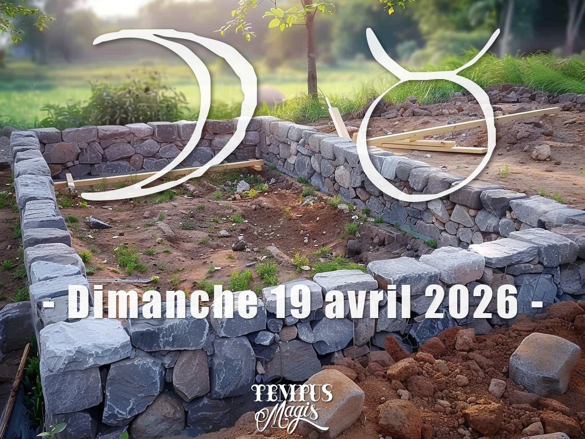 Lune en Taureau (19/04/2026)