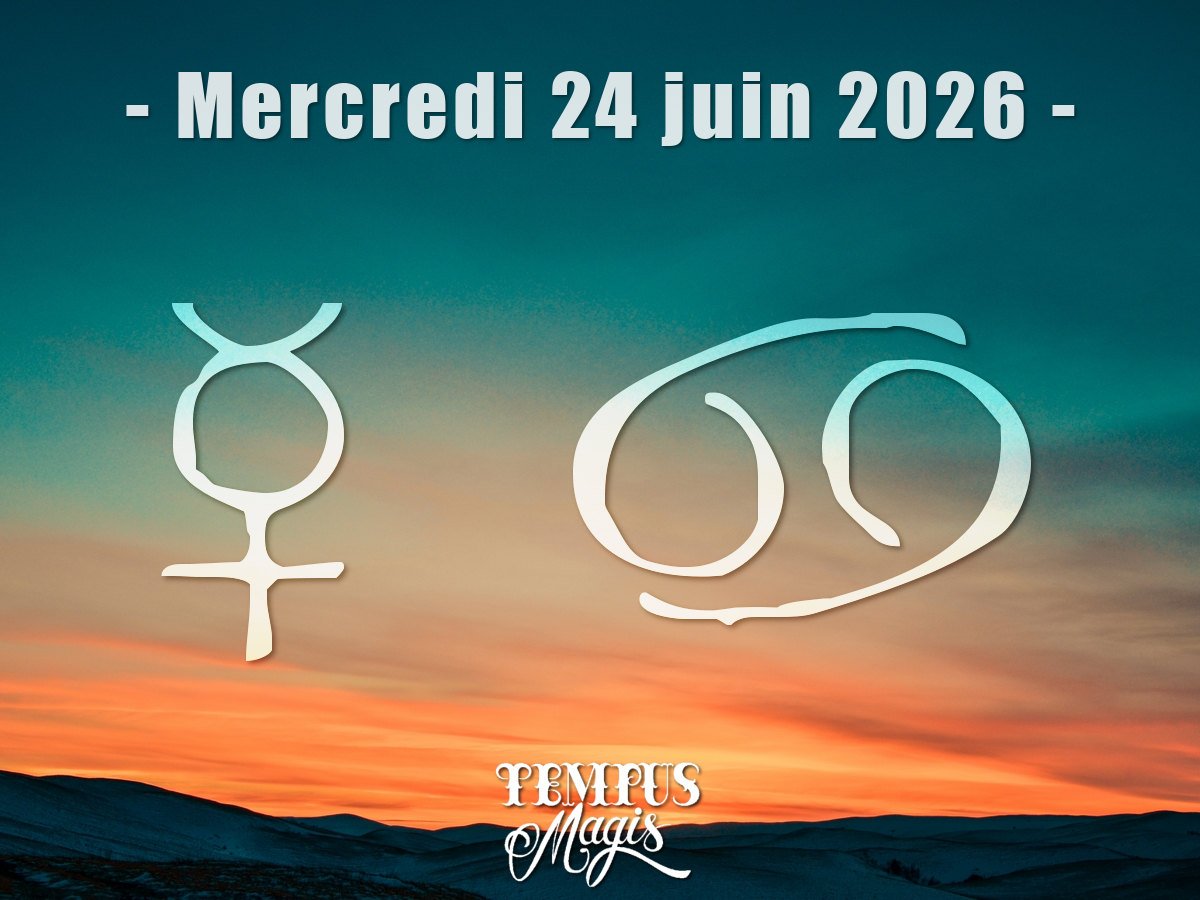 Mercure en Cancer - Mercredi 24/06/2026