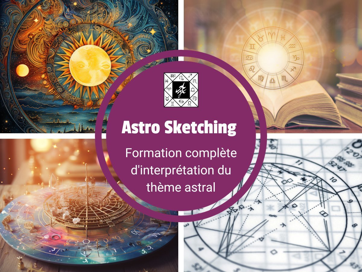 Formation d'astrologie complète : Astro Sketching (été 2026)