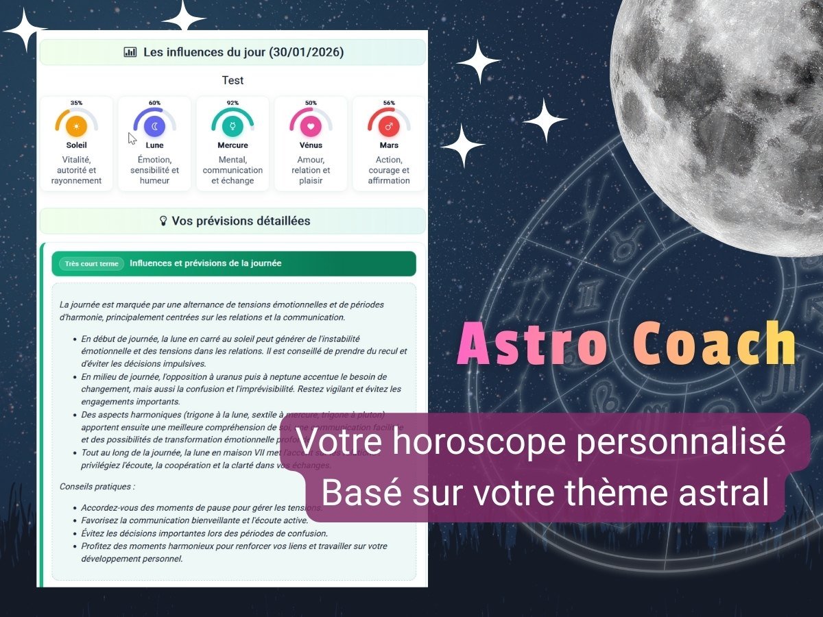 Votre météo astrologique
