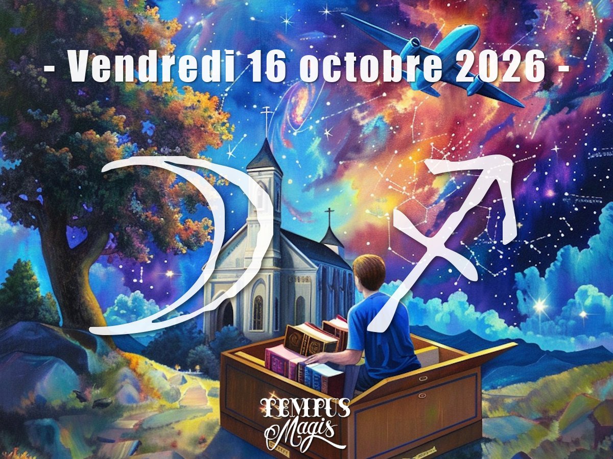 Astrologie sidérale : Lune en Sagittaire (16/10/2026)