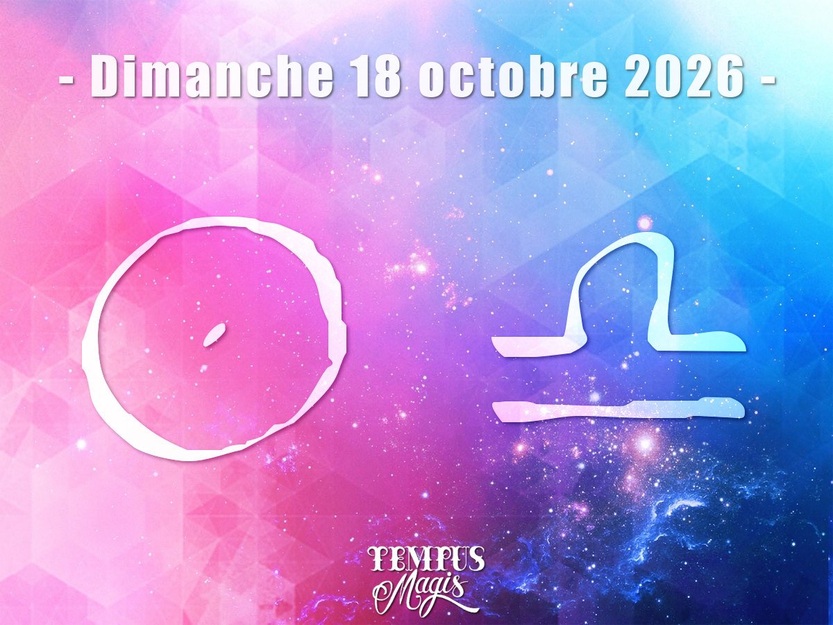 Astrologie sidérale - Soleil en Balance 18 octobre 2026