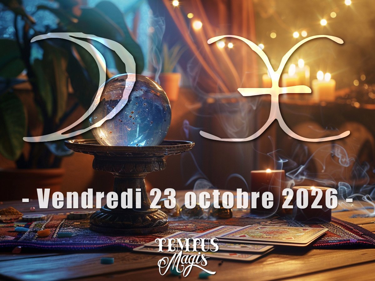 Astrologie sidérale : Lune en Poissons (23/10/2026)