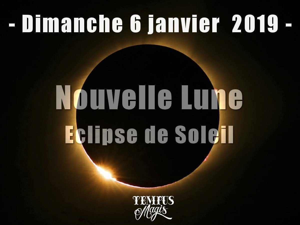 Astrologie élective - Eclipse de Soleil du dimanche 6 janvier 2019