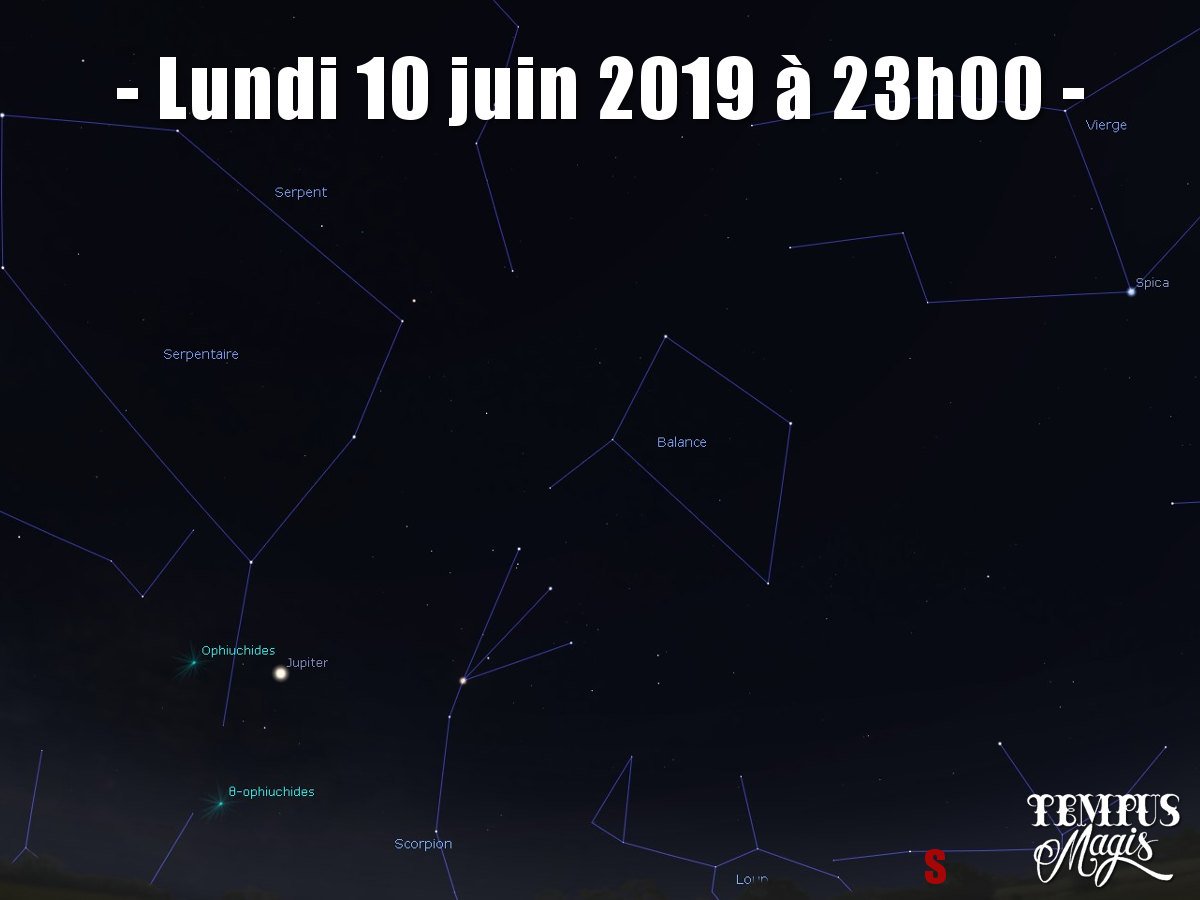 Observation opposition Soleil / Jupiter - Lundi 10 juin 2019