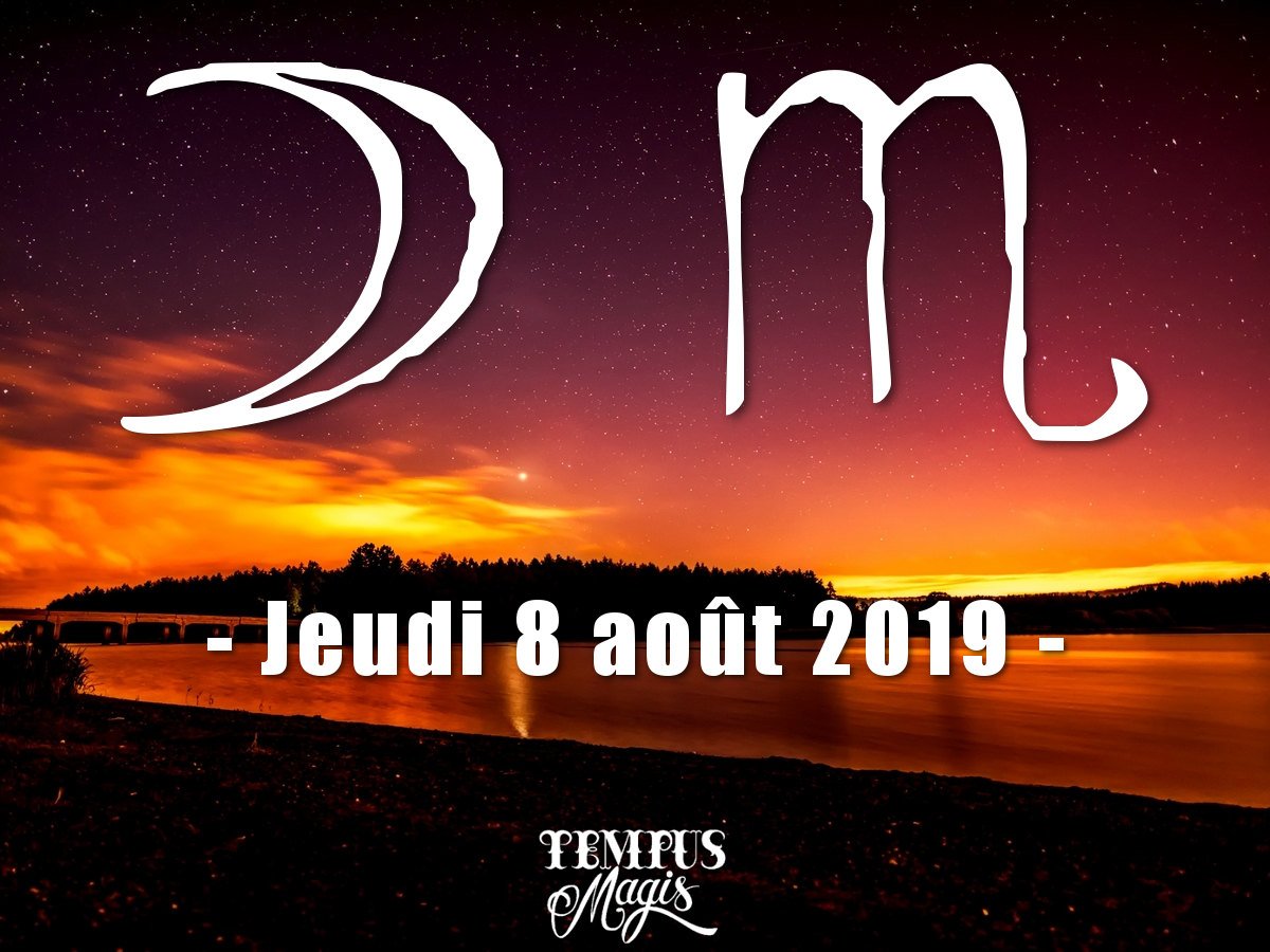 Lune en Scorpion - Août 2019