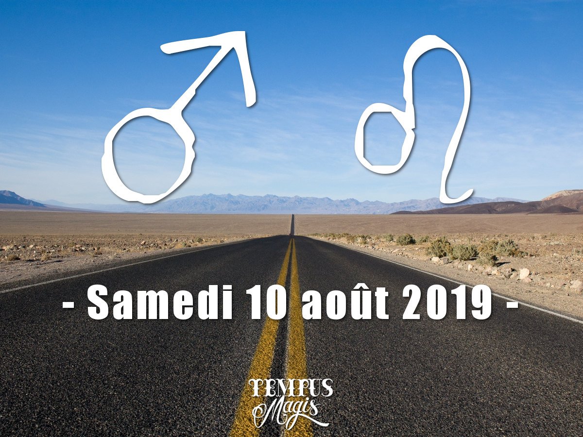 Mars en Lion - Août 2019