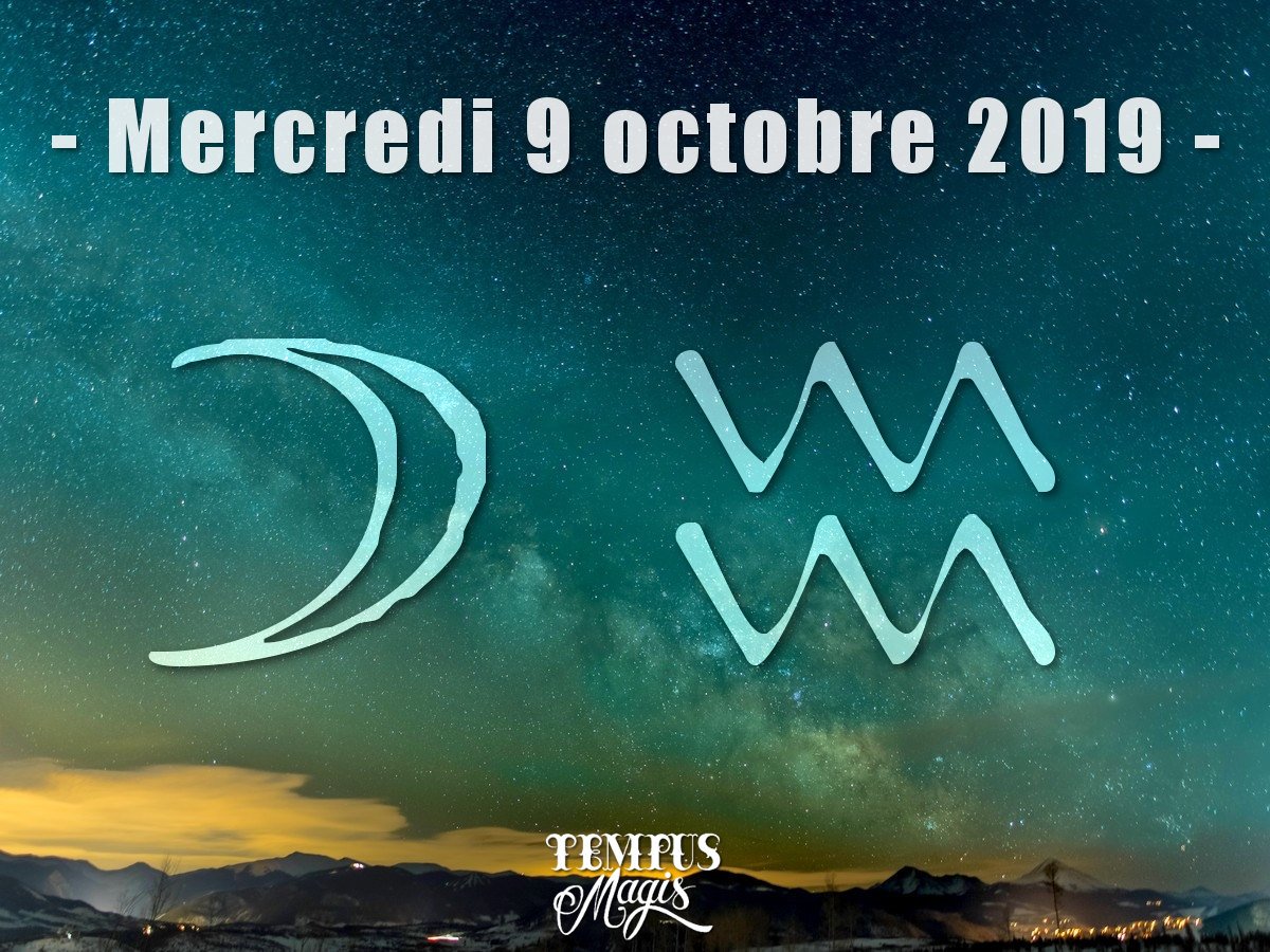 Astrologie du jour : Lune en Verseau octobre 2019