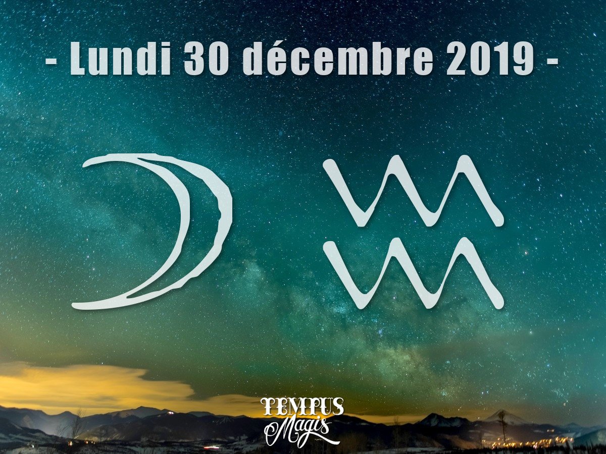 Astrologie sidérale : Lune en Verseau décembre 2019