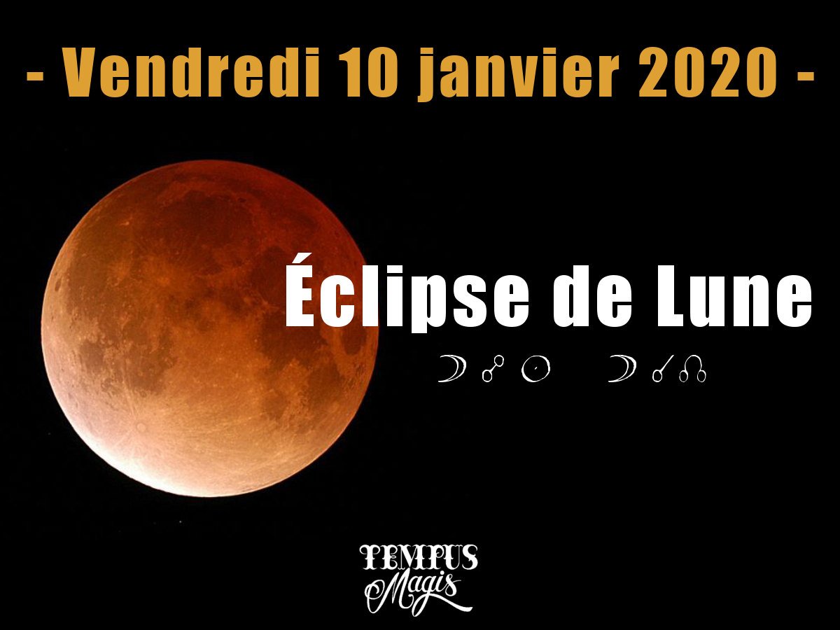 Astrologie du jour : éclipse de Lune janvier 2020