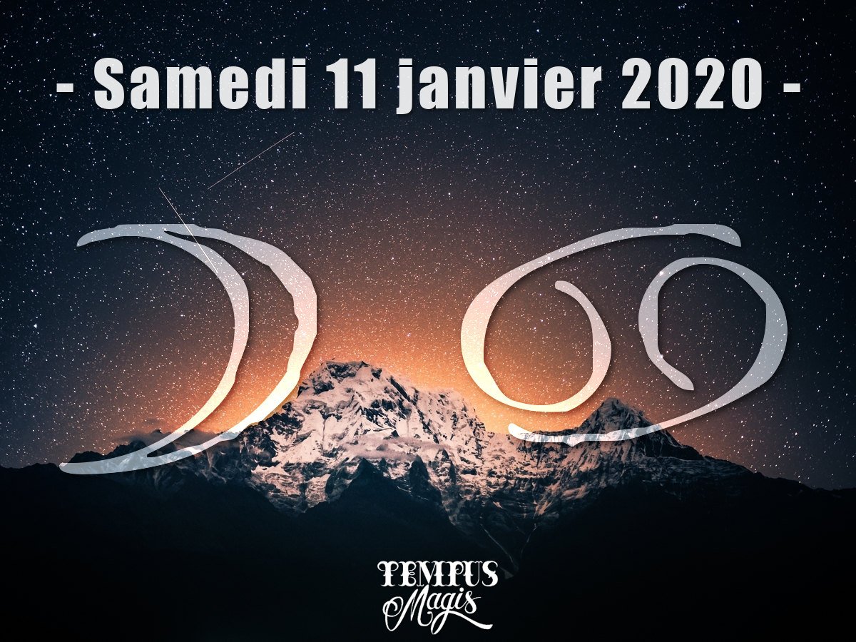 Astrologie sidérale : Lune en Cancer janvier 2020