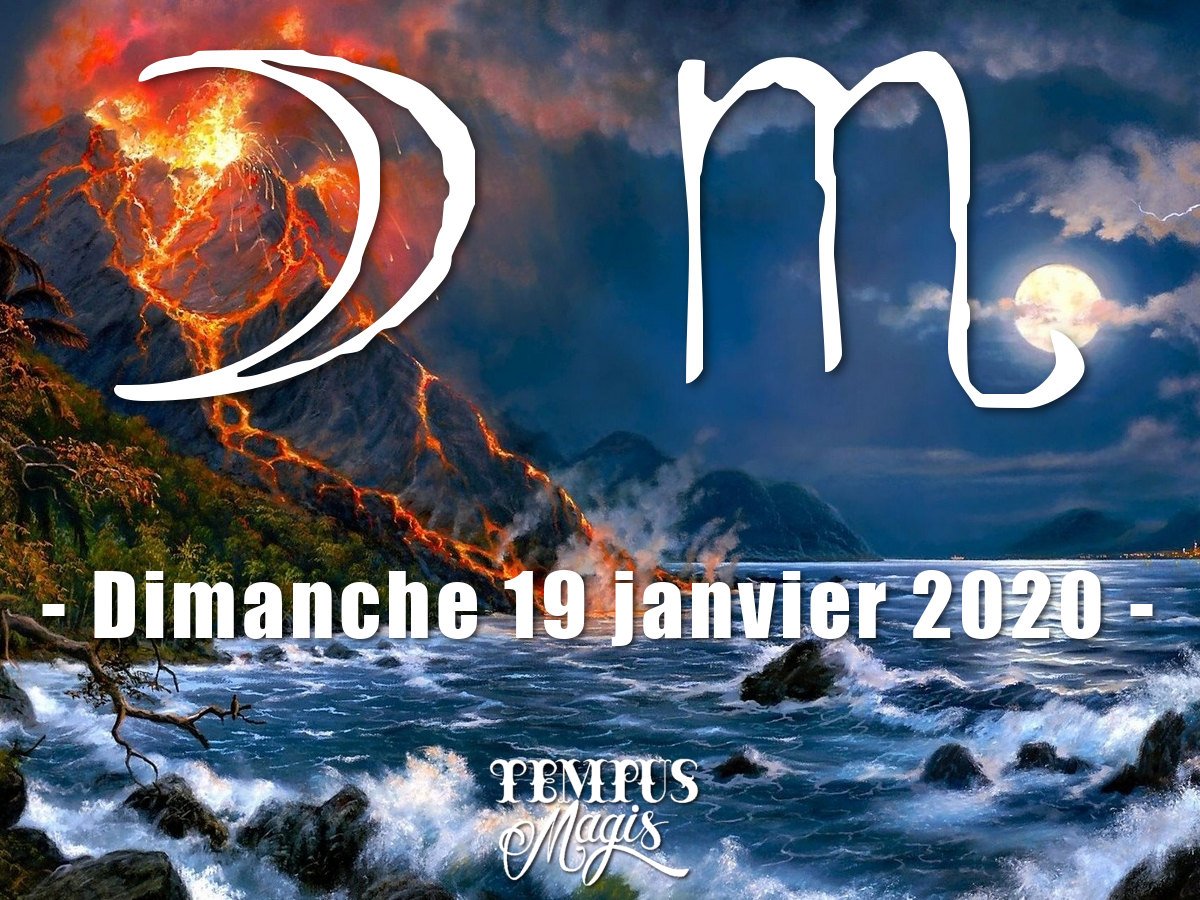 Lune en Scorpion janvier 2020