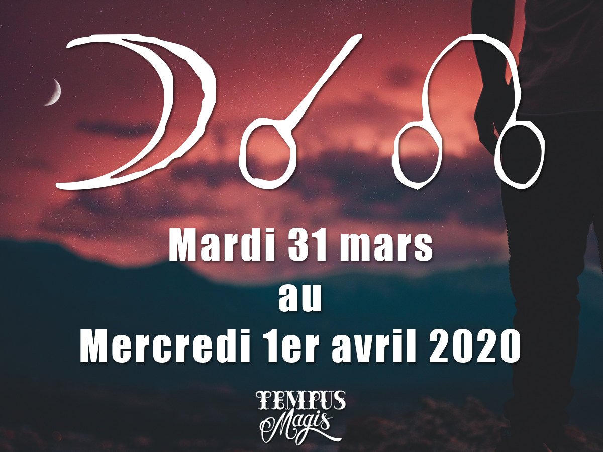 Conjonction Lune / noeud lunaire nord mois de mars 2020