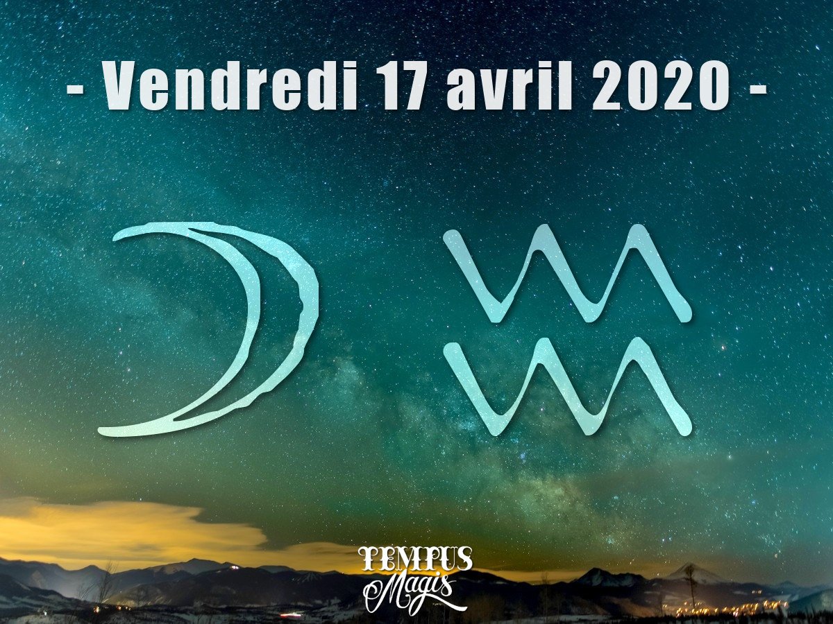 Astrologie sidérale :Lune en Verseau avril 2020