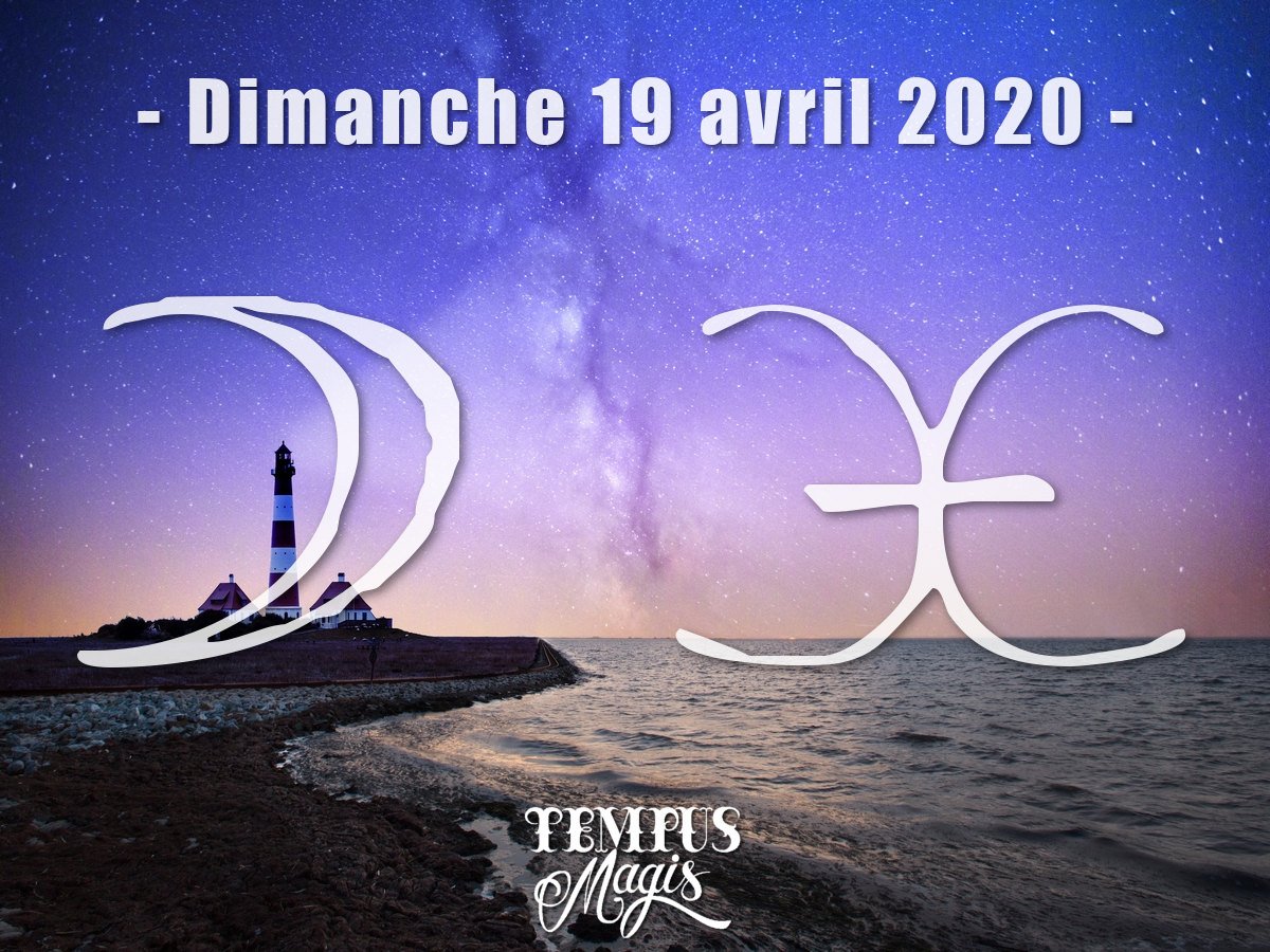 Astrologie sidérale : Lune en Poissons avril 2020