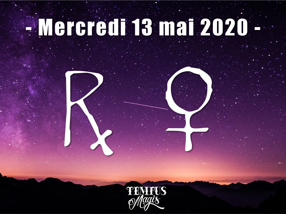 Année 2020 : Vénus rétrograde