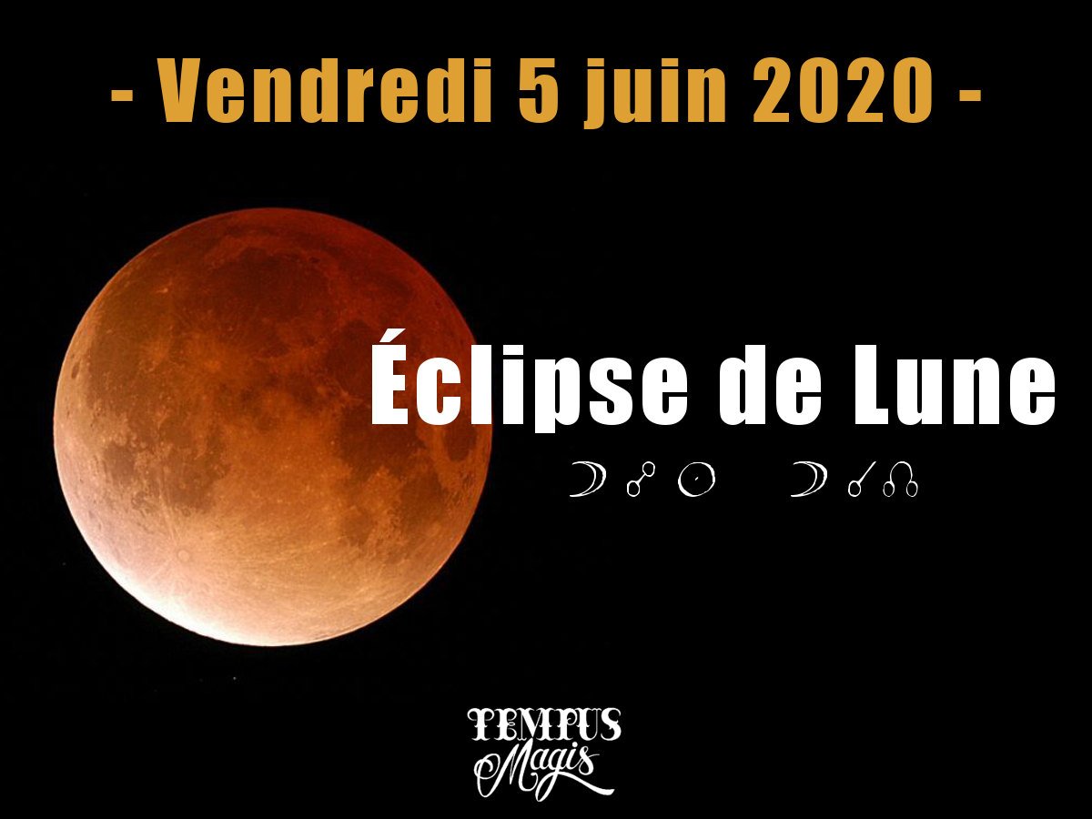 Pleine Lune  et Eclipse de Lune juin 2020