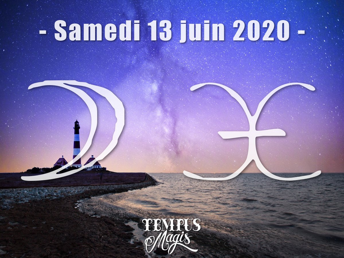 Astrologie sidérale : Lune en Poissons  juin 2020