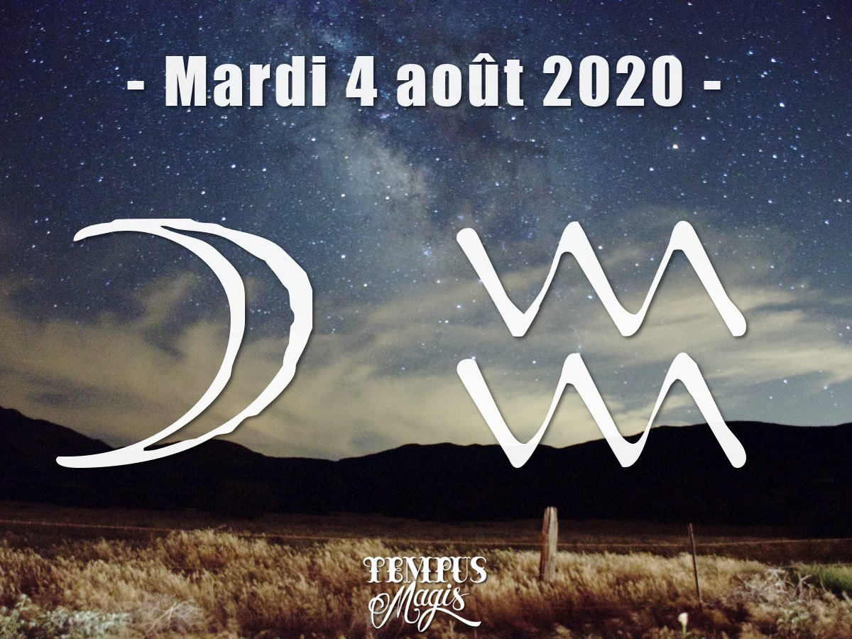 Lune en Verseau mois d'août 2020