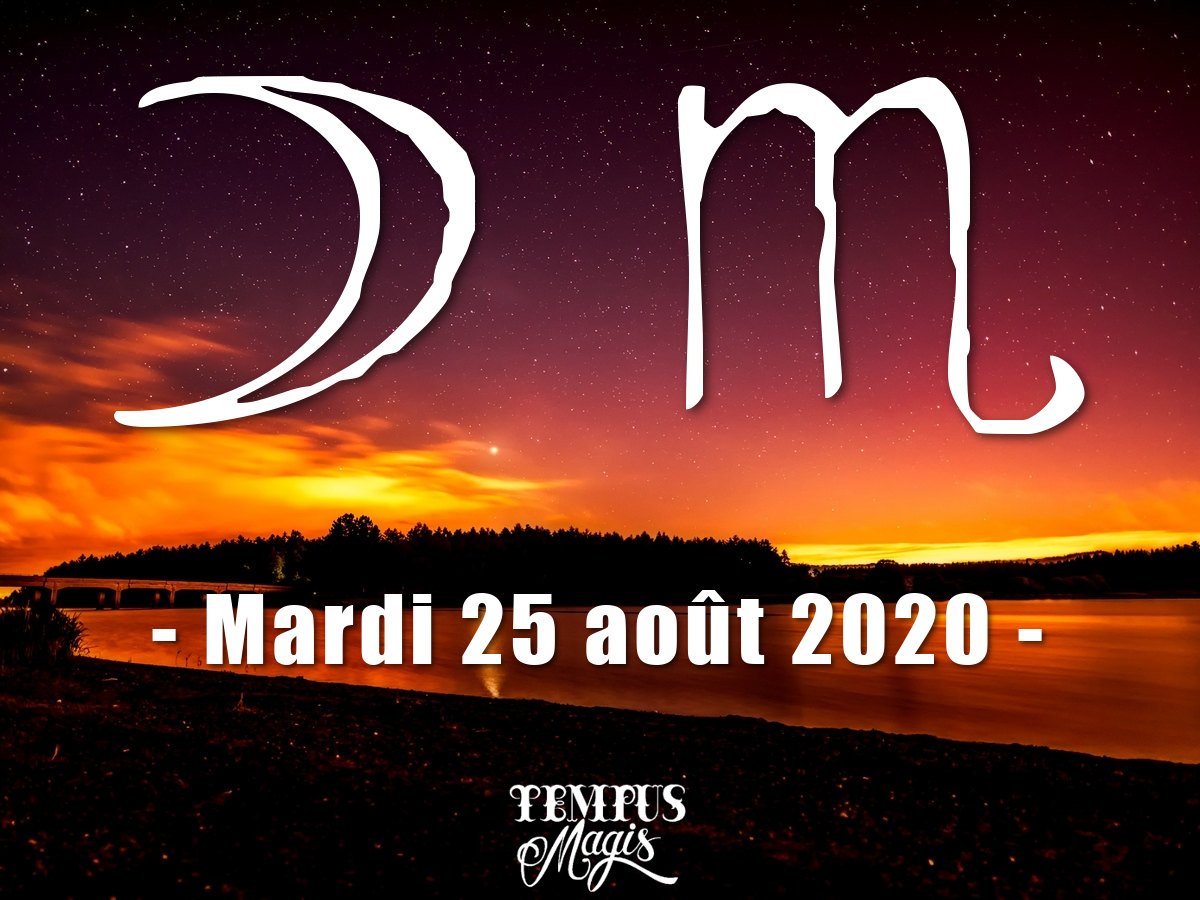 Astrologie sidérale : Lune en Scorpion aout 2020