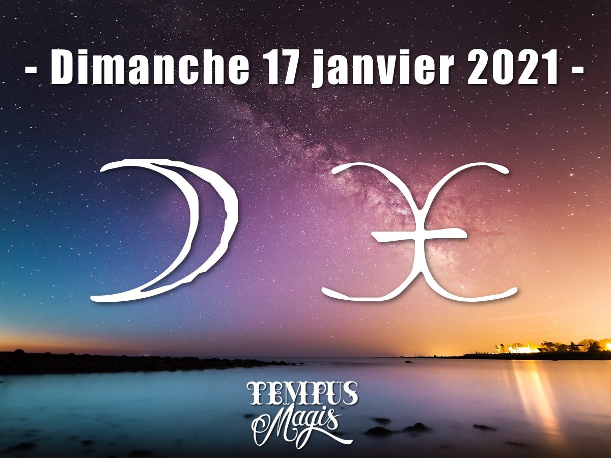 Lune en Poissons janvier 2021