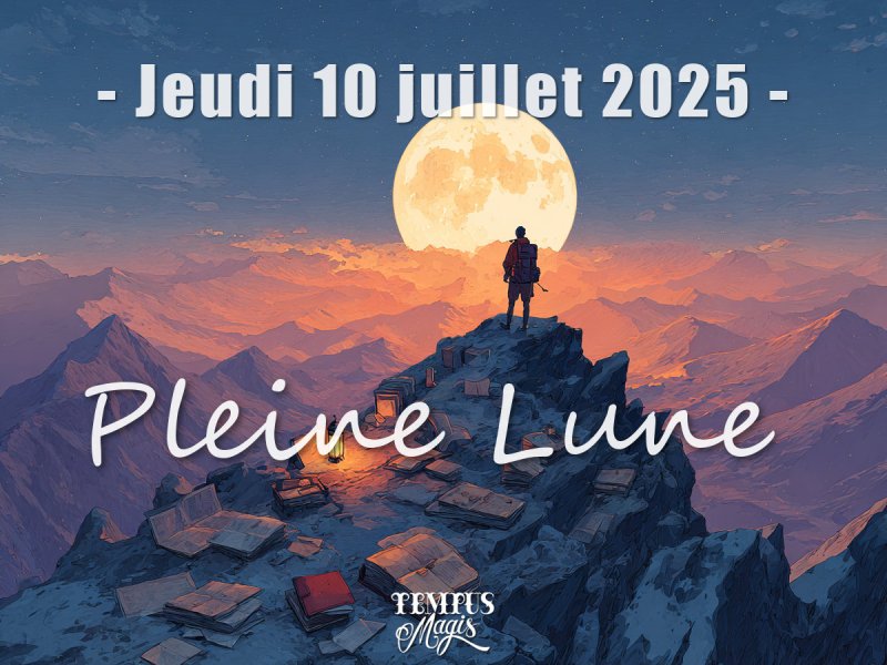 Pleine Lune - Jeudi 10 juillet 2025