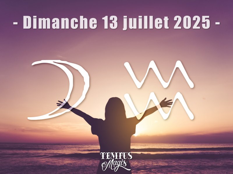 Astrologie sidérale - Lune en Verseau juillet 2025