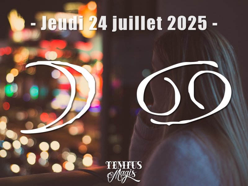 Astrologie sidérale : Lune en Cancer juillet 2025