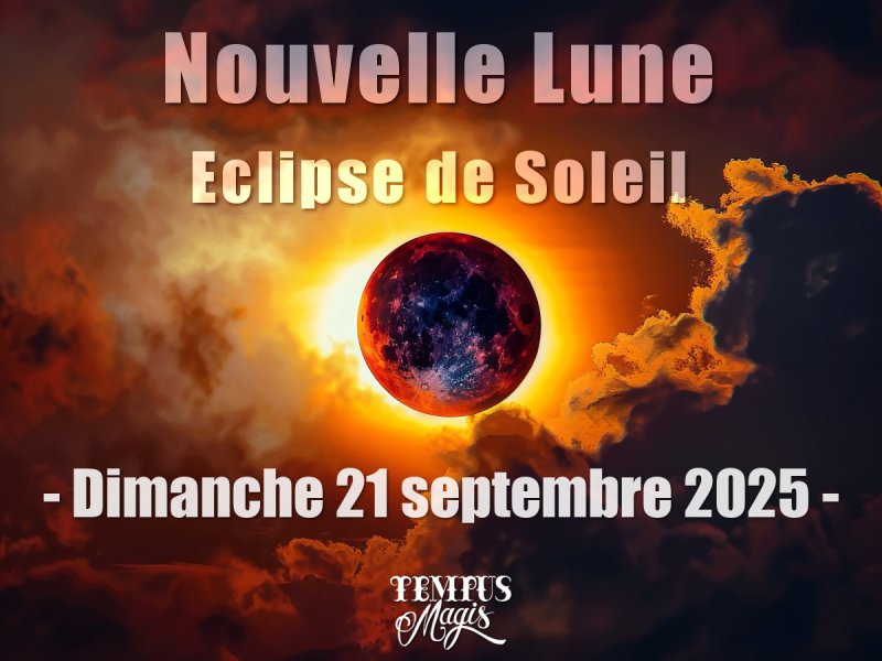 Nouvelle Lune et éclipse solaire - Dimanche 21 septembre 2025