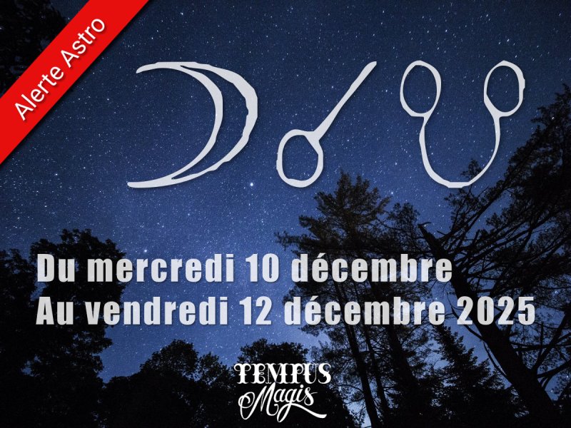 Conjonction Lune / Noeud lunaire Sud (10/12/2025)