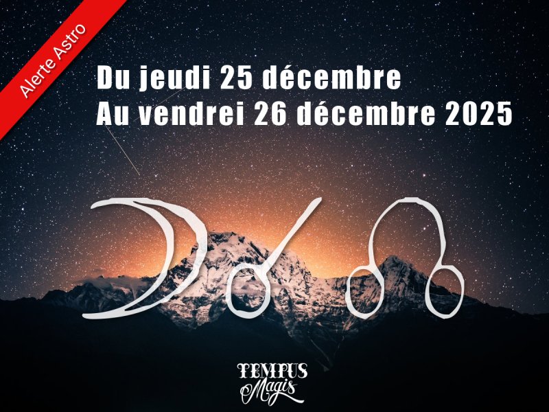 Conjonction Lune / noeud lunaire nord (25/12/2025)