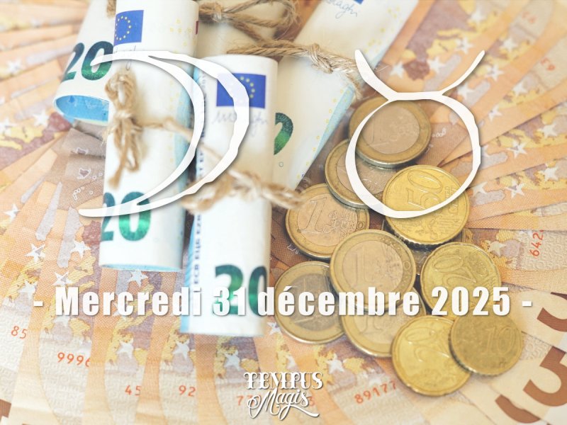 Lune en Taureau (31/12/2025)