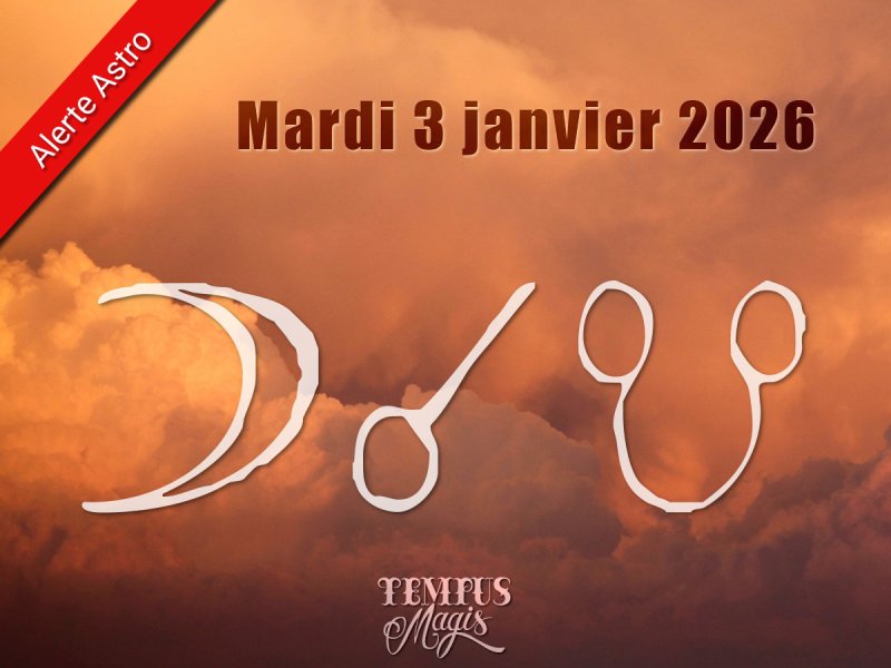 Conjonction Lune / noeud lunaire sud - 03/02/2026