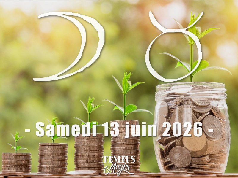 Lune en Taureau (13/06/2026)