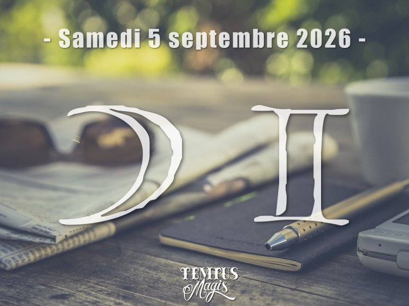 Lune en Gémeaux samedi 5 septembre 2026